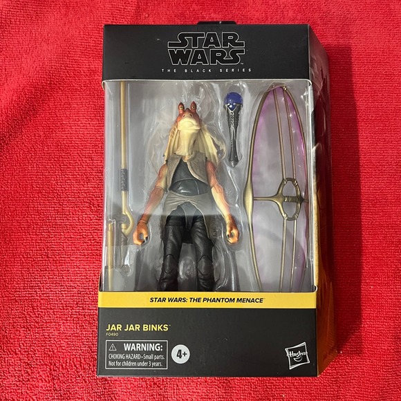 🔥 Star Wars Black Series Jar Jar Binks Deluxe Figure Phantom Menace - Picture 1 of 6